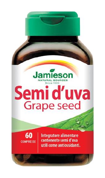 SEMI UVA GRAPE SEED JAMIESON 60 COMPRESSE - pharmaluna