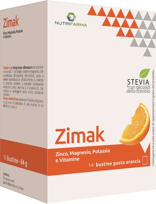 ZIMAK 14 BUSTINE 6 G ARANCIO - pharmaluna