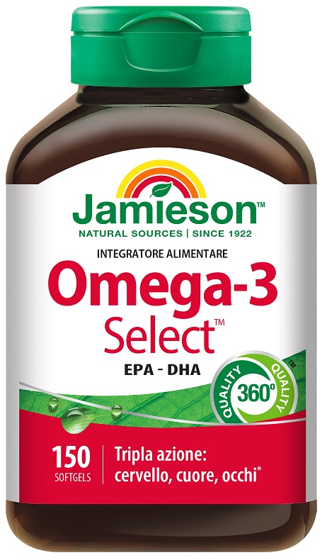 OMEGA-3 SELECT JAMIESON 150 PERLE - pharmaluna