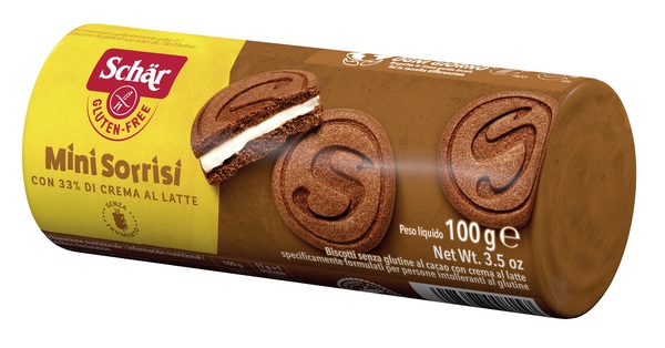 SCHAR MINI SORRISI CON CREMA AL LATTE 100 G - pharmaluna
