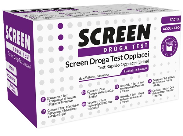 DROGA TEST CHE RILEVA UNA SOSTANZA OPPIACEI EROINA SCREEN DROGA TEST OPPIACEI - pharmaluna