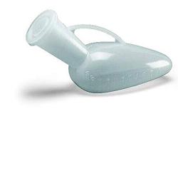 URINALE UOMO IN POLIETILENE BIANCO CON TAPPO - pharmaluna