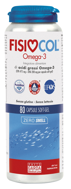 FISIOCOL OMEGA 3 80 CAPSULE - pharmaluna