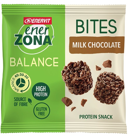 ENERZONA BITES MILK CHOCOLATE 1 BUSTINA - pharmaluna