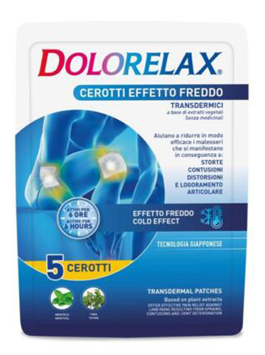 DOLORELAX CEROTTO EFFETTO FREDDO 5 PEZZI - pharmaluna