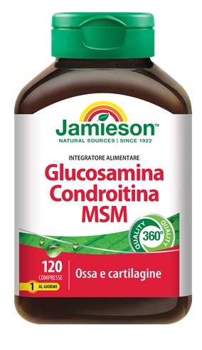 GLUCOSAMINA CONDROITINA MSM 120 COMPRESSE - pharmaluna