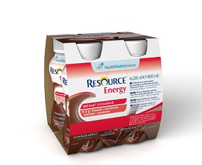 RESOURCE ENERGY CIOCCOLATO 4 BOTTIGLIE 200 ML - pharmaluna