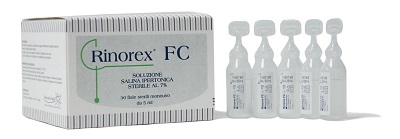 RINOREX FC SOLUZIONE SALINA IPERTONICA 7% 30 FIAL DA 5 ML - pharmaluna