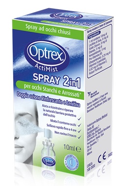 SPRAY OCULARE OPTREX ACTIMIST 2IN1 OCCHI STANCHI E ARROSSATI 1 PEZZO - pharmaluna