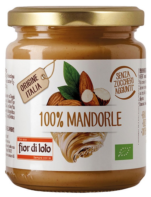 FIOR DI LOTO CREMA 100% DI MANDORLE TOSTATE - pharmaluna