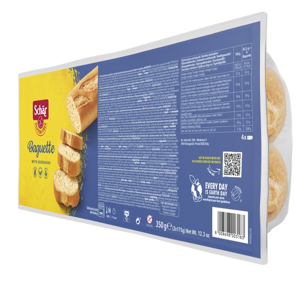 SCHAR BAGUETTE SENZA LATTOSIO 2 X 175 G - pharmaluna