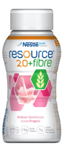 RESOURCE 2,0 + FIBRE FRAGOLA 200 ML - pharmaluna