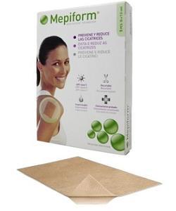 MEDICAZIONE MEPIFORM ATRAUMATICA PER CICATRICI E CHELOIDI NON STERILE 5X7,5CM 5 PEZZI - pharmaluna