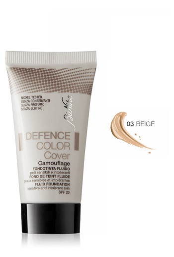 DEFENCE COLOR COVER FONDOTINTA FLUIDO 03 BEIGE 30 ML - pharmaluna