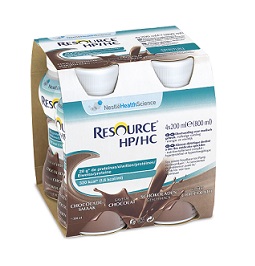 RESOURCE HP/HC CIOCCOLATO 4 BOTTIGLIE 200 ML - pharmaluna