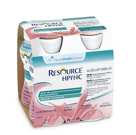 RESOURCE HP/HC FRAGOLA 4 BOTTIGLIE 200 ML - pharmaluna