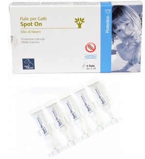 PROTECTION SPOTON GATTO 5 X 2 ML - pharmaluna