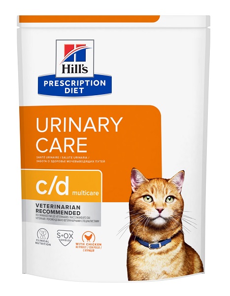 PRESCRIPTION DIET FELINE URINARY CARE C/D MULTICARE CHICKEN 1,5 KG - pharmaluna