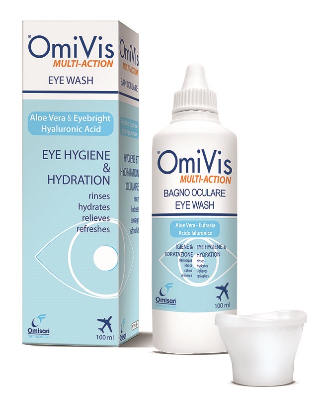 OMIVIS BAGNO OCULARE FLACONE 100 ML - pharmaluna