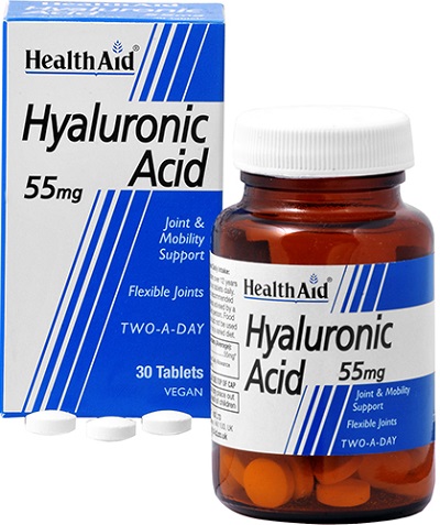 ACIDO IALURONICO HYALURONIC ACID 55MG 30 COMPRESSE - pharmaluna