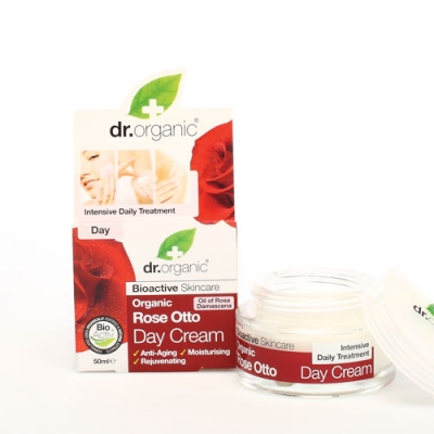 DR ORGANIC ROSE OTTO ROSA DAY CREAM CREMA VISO GIORNO 50 ML - pharmaluna