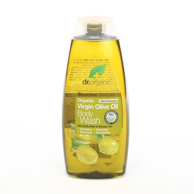 DR ORGANIC VIRGIN OLIVE OIL OLIO DI OLIVA BODY WASH DETERGENTE CORPO 250 ML - pharmaluna