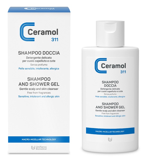 CERAMOL SHAMPOO DOCCIA 200 ML - pharmaluna
