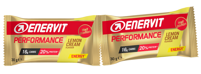 ENERVIT PS DOUBLE LEMON CREAM 2 MEZZE PORZIONI BOX 1 BARRETTA - pharmaluna