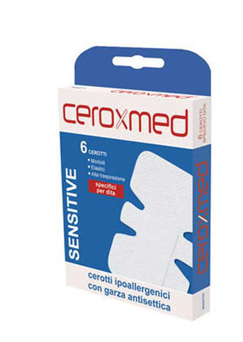 CEROTTO CEROXMED SENSITIVE FLEX SPECIFICO DITA 6 PEZZI - pharmaluna