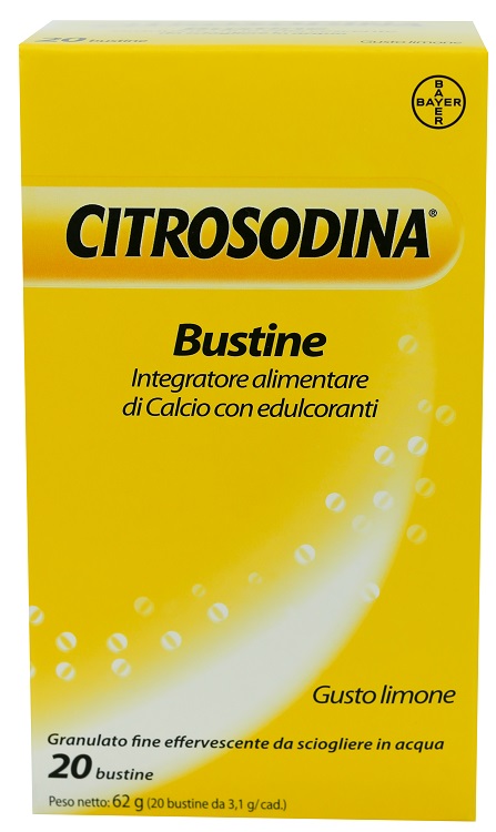CITROSODINA 20 BUSTINE GRANULATO EFFERVESCENTE - pharmaluna
