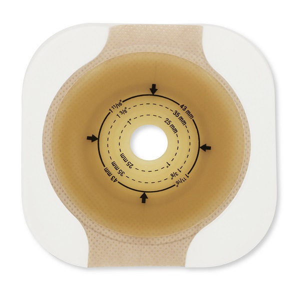 PLACCA CONFORM 2 FORMAFLEX CON ADESIVO BARRIERA PROTETTIVA A SPESSORE DIFFERENZIATO RILIEVI CIRCOLARI FILM DI SUPPORTO ANELASTICO FLANGIA FLOTTANTE 45 MM 5 PEZZI - pharmaluna