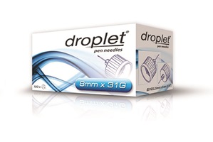 AGO PER PENNA DA INSULINA DROPLET GAUGE 31 8 MM 100 PEZZI - pharmaluna