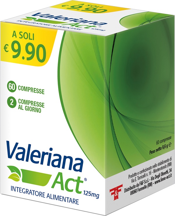 VALERIANA ACT 60 COMPRESSE - pharmaluna