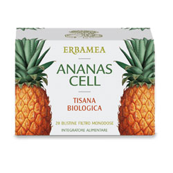 ANANAS CELL TISANA BIOLOGICA 20 BUSTE - pharmaluna