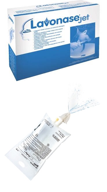 IRRIGATORE NASALE LAVONASE CON SOLUZIONE FISIOLOGICA 6 PEZZI - pharmaluna