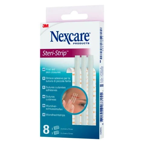 CEROTTO PER SUTURA NEXCARE STERISTRIP 6X75 MM + 3X75 MM - pharmaluna