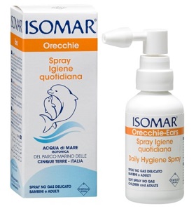 ISOMAR ORECCHIE ACQUA DI MARE SPRAY NO GAS PER IRRIGAZIONE DELL'ORECCHIO 50ML - pharmaluna