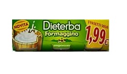 DIETERBA OMOGENEIZZATO FORMAGGINO 3 PEZZI 80 G - pharmaluna