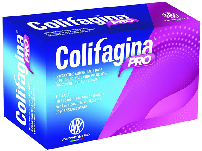 COLIFAGINA PRO 10 FLACONCINI TAPPO SERBATOIO - pharmaluna