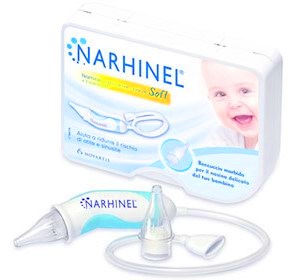 ASPIRATORE NASALE NARHINEL SOFT 1 PEZZO + 2 RICAMBI - pharmaluna
