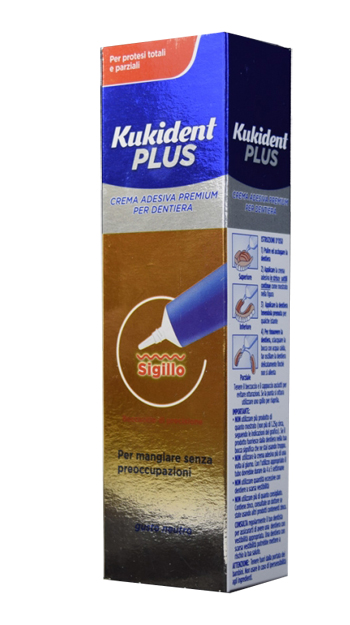 KUKIDENT SIGILLO CREMA ADESIVA PER PROTESI DENTARIE 40 G - pharmaluna