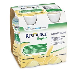 RESOURCE REPAIR VANIGLIA 4 BOTTIGLIE 200 ML - pharmaluna