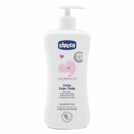 CHICCO COSMETICI BABY MOMENTS CREMA CORPO 500 ML - pharmaluna