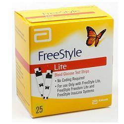 STRISCE MISURAZIONE GLICEMIA FREESTYLE LITE 25 PEZZI - pharmaluna
