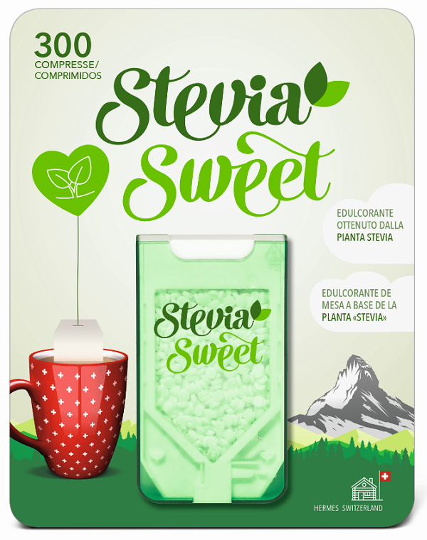 HERMESETAS STEVIA 300 COMPRESSE - pharmaluna