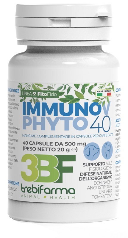 IMMUNOV CAPSULE 40 CAPSULE BARATTOLO 20 G - pharmaluna