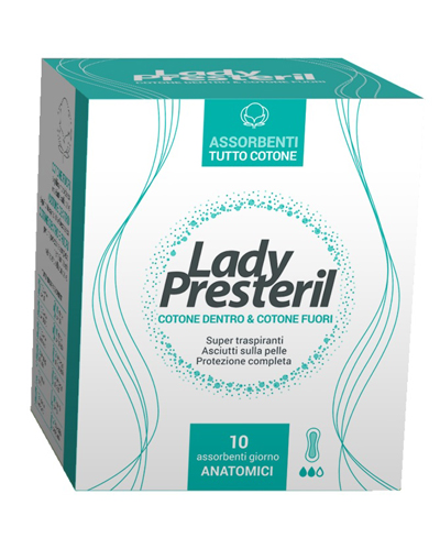 LADY PRESTERIL ANATOMICO POCKET 10 PEZZI - pharmaluna