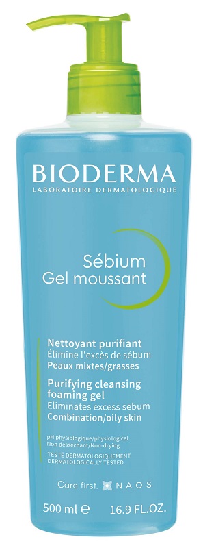 SEBIUM GEL MOUSSANT 500 ML - pharmaluna