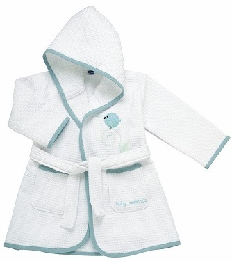 CHICCO ACCAPPATOIO PIQ AZZURRO UCCELLO 12 MESI+ - pharmaluna