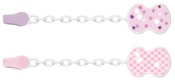CHICCO PHYSIO CLIP CATENELLA ROSA - pharmaluna